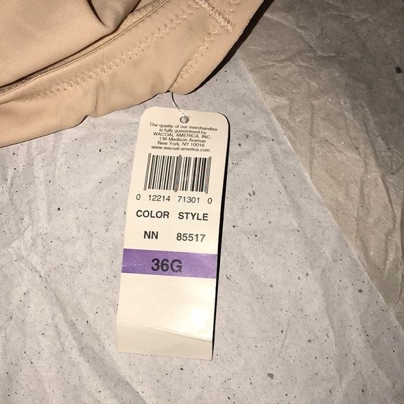 NWT Wacoal 85517 Classic Underwire Bra Natural Naturally Nude - Picture 3 of 7